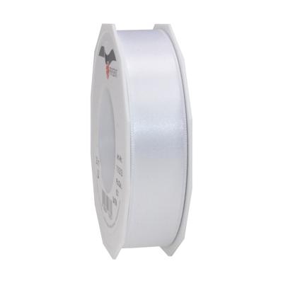Cadeaulint Satijn - 2.5 cm x 25 meter - wit - cadeaus inpakken - sierlint Cadeaulint Satijn - 2.5 cm x 25 meter - wit - cadeaus inpakken - sierlint