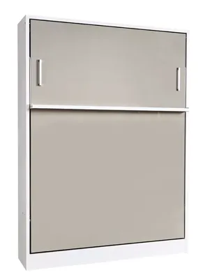 Opklapbed Twin Genis 100 x 200 cm Taupe