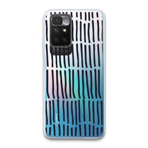 Moroccan stripes: Xiaomi Redmi 10 Transparant Hoesje