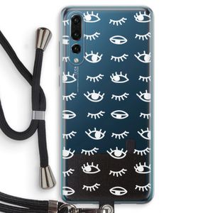 Eye pattern #3: Huawei P20 Pro Transparant Hoesje met koord