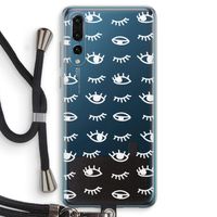 Eye pattern #3: Huawei P20 Pro Transparant Hoesje met koord