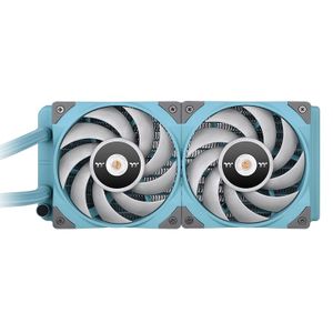 Thermaltake CL-W319-PL12TQ-A koelsysteem voor computers Processor Alles-in-één vloeistofkoeler 12 cm Turkoois 1 stuk(s)