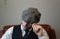 Heather Archie Wollen Twill Cap Grijs | Peaky Blinders