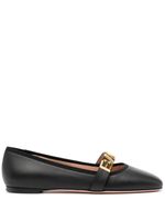 Bally ballerines Balby en cuir - Noir