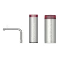 Quooker Front Keukenkraan Set - Kokend Warm- en Koud Water - RVS - met COMBI+ Reservoir & CUBE - Direct Gekoeld Bruisend Water