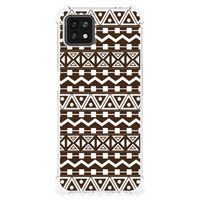 OPPO A53 5G | A73 5G Doorzichtige Silicone Hoesje Aztec Brown