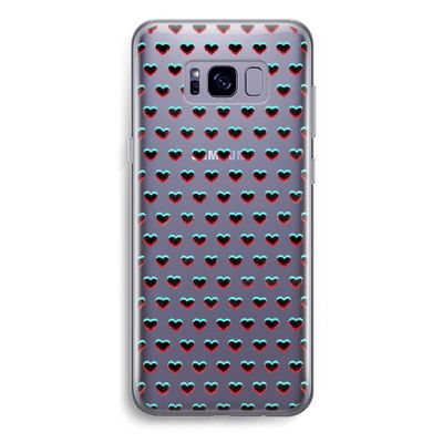 Hartjes: Samsung Galaxy S8 Plus Transparant Hoesje