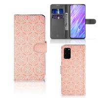 Samsung Galaxy S20 Plus | Telefoon Hoesje | Pattern Orange | Portemonnee hoesje