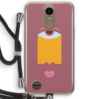 Mono V: LG K10 (2017) Transparant Hoesje met koord