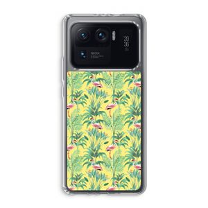 Flamingo party: Xiaomi Mi 11 Ultra Transparant Hoesje