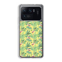 Flamingo party: Xiaomi Mi 11 Ultra Transparant Hoesje