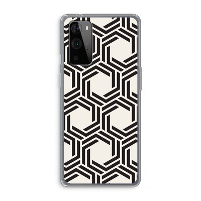 Geometrisch patroon: OnePlus 9 Pro Transparant Hoesje