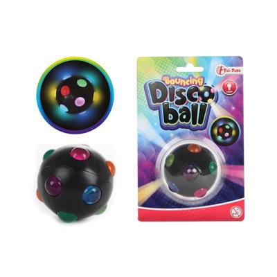 Toi-Toys Toi toys stuiterbal disco 5,5cm + licht