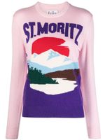 MC2 Saint Barth pull St. Moritz en jacquard - Rose