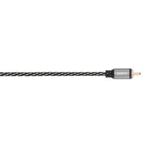 Avinity Subwooferkabel + Ad. Cinch-aansl. - 2 Cinch-st Stof Verg. 5,0 M