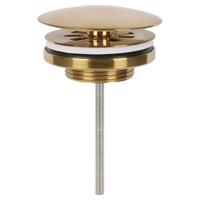 Differnz afvoerplug always open | mat goud | 72mm