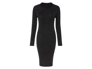 esmara Gebreide dames jurk (Zwart, S (36/38))