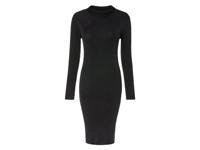 esmara Gebreide dames jurk (Zwart, XS (32/34))