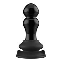 Chrystalino by Shots Rimly - Vibrerende Glazen Buttplug met Zuignap - thumbnail