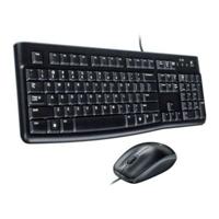 Toetsenbord en Optische Muis Logitech MK120 Zwart Spaans Qwerty Spaans