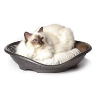 Bama pet pasha mand 48x46x11 cm antraciet