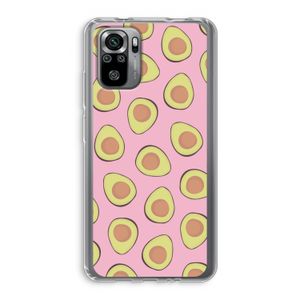 Dancing avocados: Xiaomi Redmi Note 10S Transparant Hoesje