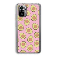 Dancing avocados: Xiaomi Redmi Note 10S Transparant Hoesje