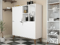 Commode PULSORA 3 deuren wit