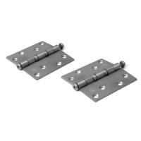 Kogellagerscharnier - 12x stuks - RVS - zilver - deurscharnier - 9 x 2,4 cm