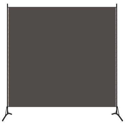 Kamerscherm met 1 paneel 175x180 cm antraciet