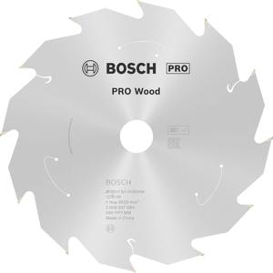 Bosch Accessories Bosch Power Tools 2608837684 Hardmetaal-cirkelzaagblad 165 x 20 mm Aantal tanden: 12 1 stuk(s)