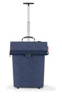 Reisenthel Trolley M-Herringbone Dark Blue