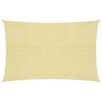 VidaXL Zonnezeil 160 g/m² 2x2,5 m hdpe beige