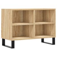 vidaXL Tv-meubel 69,5x30x50 cm bewerkt hout sonoma eikenkleurig