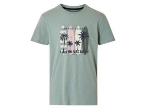 LIVERGY Heren T-shirt (Groen, L)