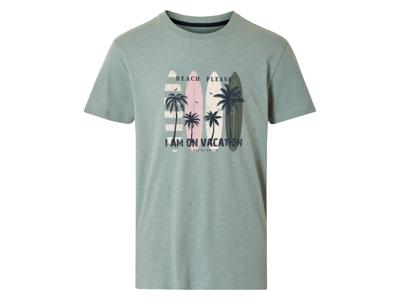 LIVERGY Heren T-shirt (Groen, XL)