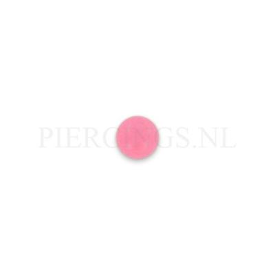 Balletje 1.6 mm acryl roze 5 mm