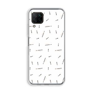 Hipster stripes: Huawei P40 Lite Transparant Hoesje
