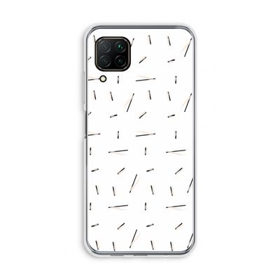 Hipster stripes: Huawei P40 Lite Transparant Hoesje