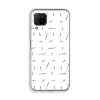 Hipster stripes: Huawei P40 Lite Transparant Hoesje