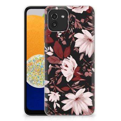 Smartphone hoesje Samsung Galaxy A03 Watercolor Flowers