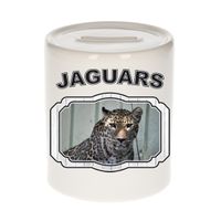 Dieren jaguar spaarpot - jaguars/ jaguars spaarpotten kinderen 9 cm