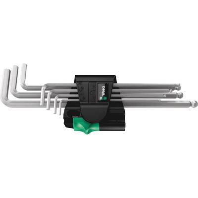 Wera 950/7 Haakse schroevendraaierset 1.5 mm, 2 mm, 2.5 mm, 3 mm, 4 mm, 5 mm, 6 mm 7-delig