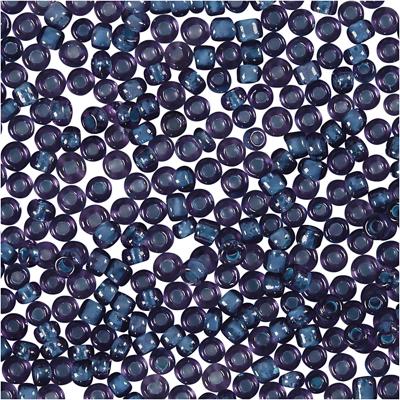 Creativ Company Rocailles, d 1,7 mm, afm 15/0, gatgrootte 0,5-0,8 mm, paars, 25 gr/ 1 doos