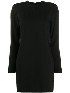 DSQUARED2 robe courte brodée de perles - Noir