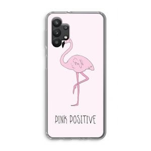 Pink positive: Samsung Galaxy A32 5G Transparant Hoesje