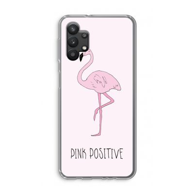 Pink positive: Samsung Galaxy A32 5G Transparant Hoesje