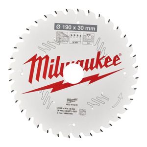 Milwaukee Accessoires Cirkelzaagblad P W 190x30x1,6x36ATB - 4932471301