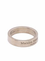 Maison Margiela bague médium à design gravé - Argent