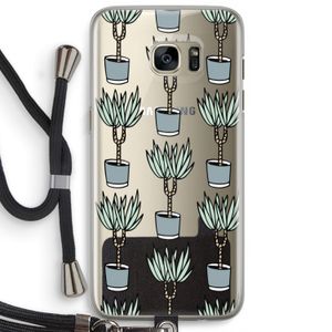 Boompje: Samsung Galaxy S7 Edge Transparant Hoesje met koord